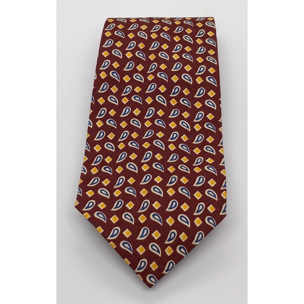 Polo Ralph Lauren Designer Necktie. Multicolor Silk Men's Tie  USA  57" x 3.75"